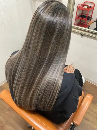 ロング カラー 🎀モテ髪ﾐﾙｸﾃｨ ｰ🎀yasunaのヘアスタイル