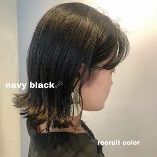 ミディアム カラー ヘアアレンジ ルナ|縮毛矯正 ×デザインカラー🥝のヘアスタイル
