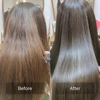 セミロング 髪質改善✨ 角谷　勇のヘアスタイル