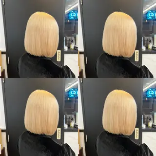 ショート カラー ✨縮毛矯正✖︎顔周り レイヤー✨ナカムラのヘアスタイル