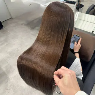 ロング 🕊️ナチュラル盛れ 韓国風艶髪/マホ🫧のヘアスタイル