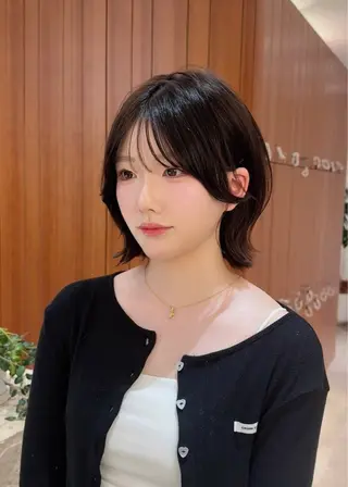 ミディアム 田中航平/渋谷ボブ/ レイヤーボブのヘアスタイル
