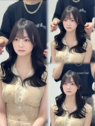 セミロング YUZU🎀顔まわり ×レイヤーカットのヘアスタイル