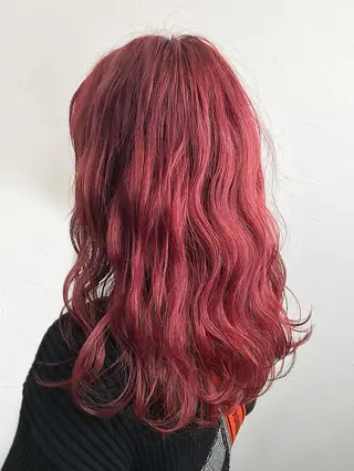 ロング カラー ヘアアレンジ VIM hairおもろまち店のヘアスタイル