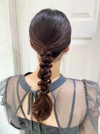 ヘアアレンジ uros.中目黒 moekaのヘアスタイル