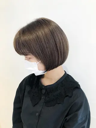 ショート カラー 髪質改善/顔まわり 石原のヘアスタイル