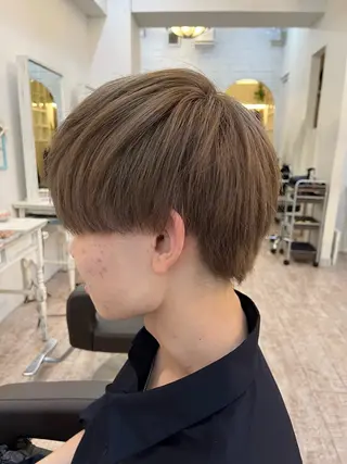メンズ ボブ／艶カラー ❣️マナミのヘアスタイル