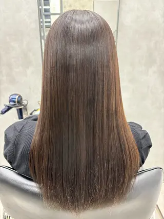 ロング カラー すぐ巻ける縮毛矯正 🍀勝倉　麗のヘアスタイル