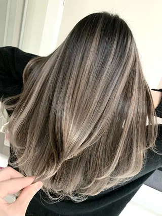 ロング カラー 阿部 圭悟のヘアスタイル