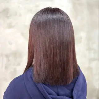 ミディアム カラー 艶髪‎カラー🤍 RIKAのヘアスタイル