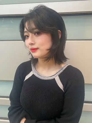 ミディアム カラー mai / linoah˚✧のヘアスタイル