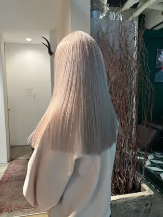 ロング カラー カラーモデル🎀 アイラッシュ/YUIのヘアスタイル