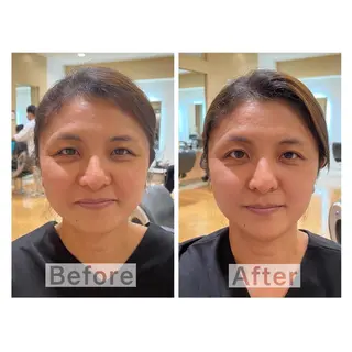 ミディアム 井上 未悠のヘアスタイル