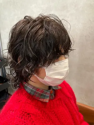 ショート パーマ ✨髪質改善✨ 河合一樹のヘアスタイル