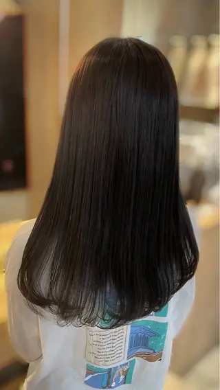 セミロング カラー 🇰🇷韓国ボブ/ 縮毛矯正🇰🇷愛誠のヘアスタイル