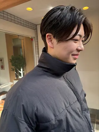 パーマ メンズ 池田理紗/ bob/メンズカットのヘアスタイル