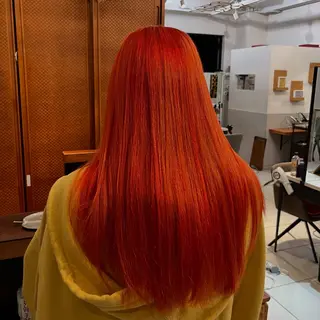 ロング カラー ♡⃛₊ハイレイヤー /艶カラー₊♡⃛にこのヘアスタイル