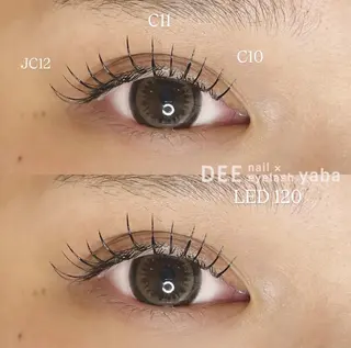 マツエク・マツパ hiyori.K DEE yabaのマツエク・マツパデザイン