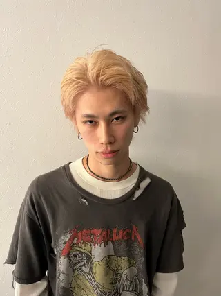 カラー メンズ ケアブリーチ🌟 ♢WATARU♢のヘアスタイル