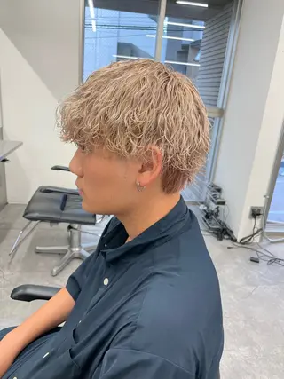 カラー パーマ メンズ 町田エリアＮｏ．１/ パーマ特化/太田京希のヘアスタイル