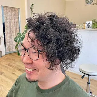 パーマ メンズ 美髪矯正/髪質改善 レガロ堺市伏尾/松田のヘアスタイル