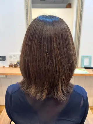 ミディアム カラー 🐰ハイトーンカラー 畠山 渡🐰のヘアスタイル