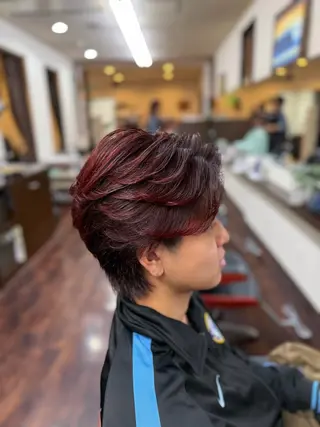 ショート カラー 【AMAN】鈴木 晴紀のヘアスタイル