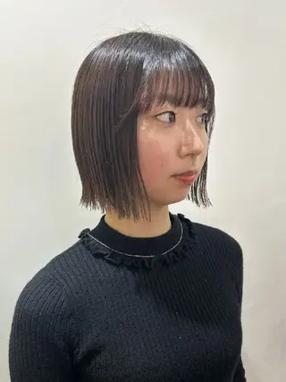 ショート ボブ人気No,1✨ TAME副店長のヘアスタイル