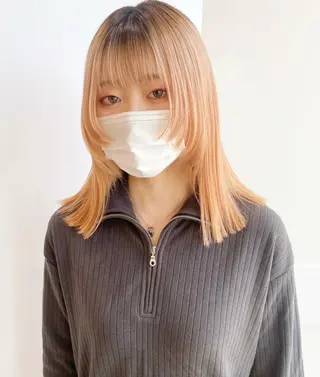 ミディアム ウルフカット ハッシュカット/七海のヘアスタイル