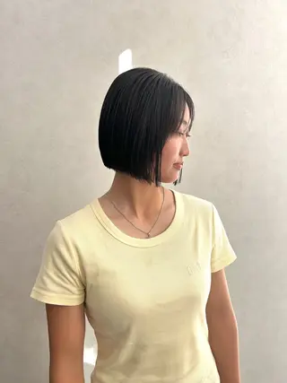 ショート カラー 🌷横浜/レイヤー /艶カラー🌷のヘアスタイル