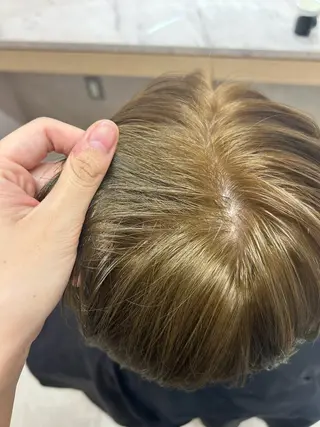 カラー メンズ ひかり HAZELのヘアスタイル