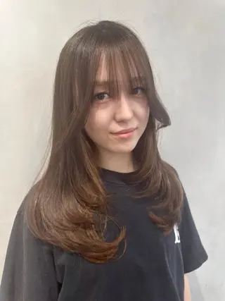 セミロング 🎀韓国/髪質改善 長野美和🎀のヘアスタイル
