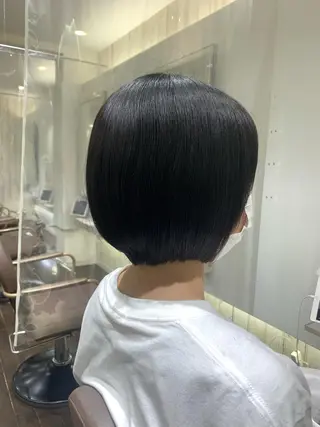 ショート デジタルパーマ🫧 韓国風ヘア🫧サクラのヘアスタイル
