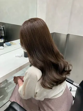 カラー 💖ブリーチなし透明 感💖ASAHIのヘアスタイル