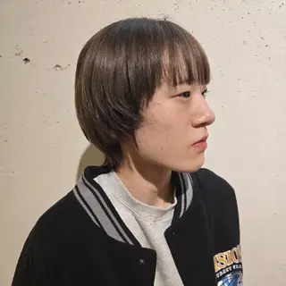 ショート カラー ハヤシ マユ ✂ 府中美容室のヘアスタイル