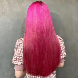 ロング ❤️‍🔥シールエク ＋カラー京❤️‍🔥のヘアスタイル