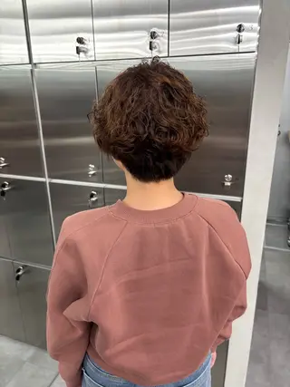 パーマ 佐藤 莉子のヘアスタイル