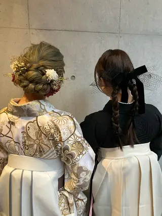 ロング ヘアアレンジ 勝野 麻美のヘアスタイル