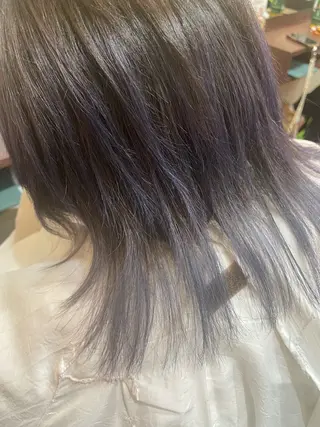 セミロング カラー 浅香山✨美髪✨ やまもとあきこのヘアスタイル