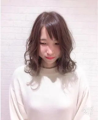 ミディアム カラー LiTA RIKUのヘアスタイル