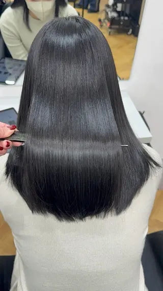 ミディアム 髪質改善/艶髪💎 ウエキ リカのヘアスタイル