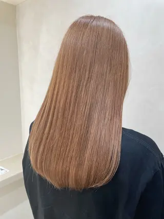 ロング カラー シンバヒナノ/パーマ レイヤー/髪質改善のヘアスタイル