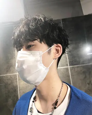 パーマ ヘアアレンジ メンズ メンズ特化✂️栗原 侑也のヘアスタイル
