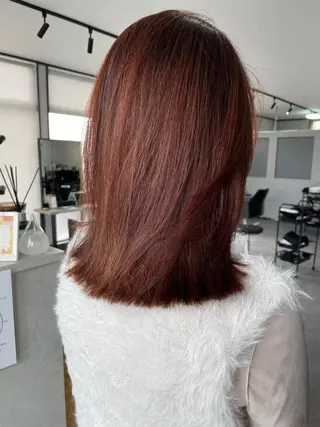 ミディアム 町田 光瑠のヘアスタイル