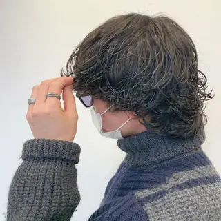 カラー パーマ ヘアアレンジ メンズ 🎀暖色カラー🎀 ♡yurika♡のヘアスタイル