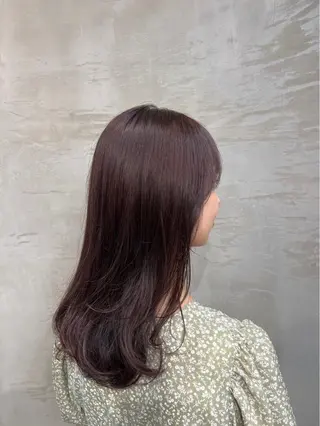 セミロング カラー るな ／nabi 船橋のヘアスタイル