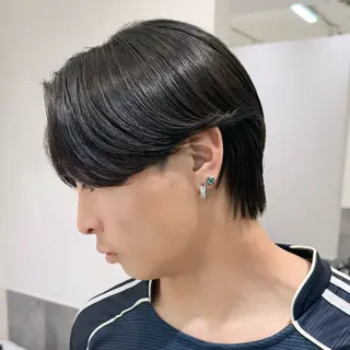 メンズ センターパート特化/ メンズカット/ヒロキのヘアスタイル