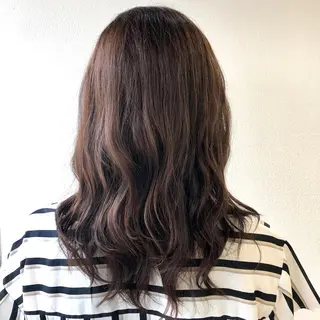 ロング カラー 菅沢 奈生のヘアスタイル