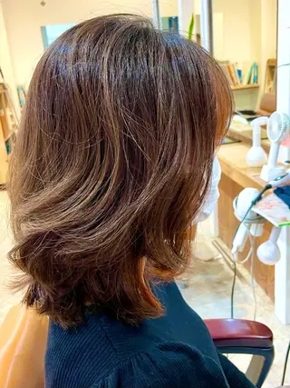 ミディアム 石井 寛司のヘアスタイル