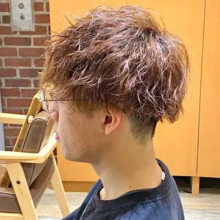 ショート カラー メンズ メンズパーマ&メンズ 縮毛矯正/平野/渋谷のヘアスタイル